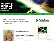Tablet Screenshot of policyandpoliticsblog.com